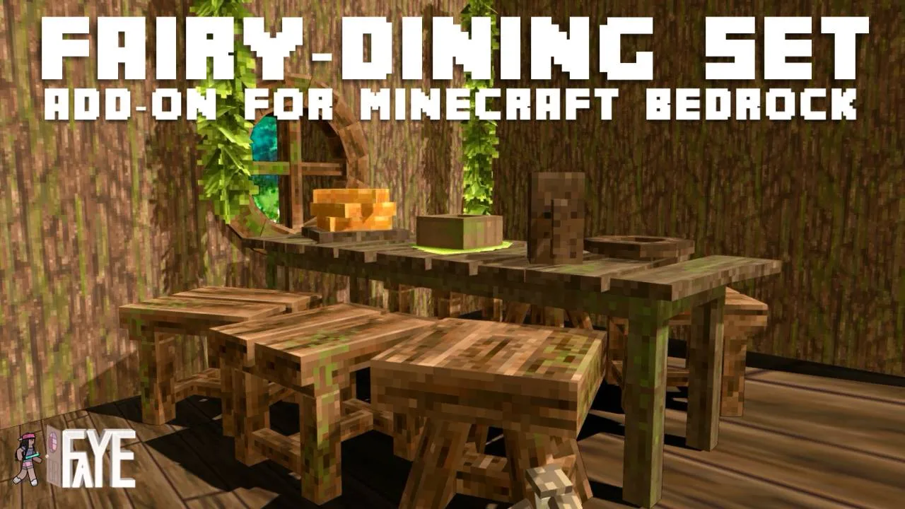 The Faye Fairy Dining Set Addon (1.21) – MCPE/Bedrock Mod