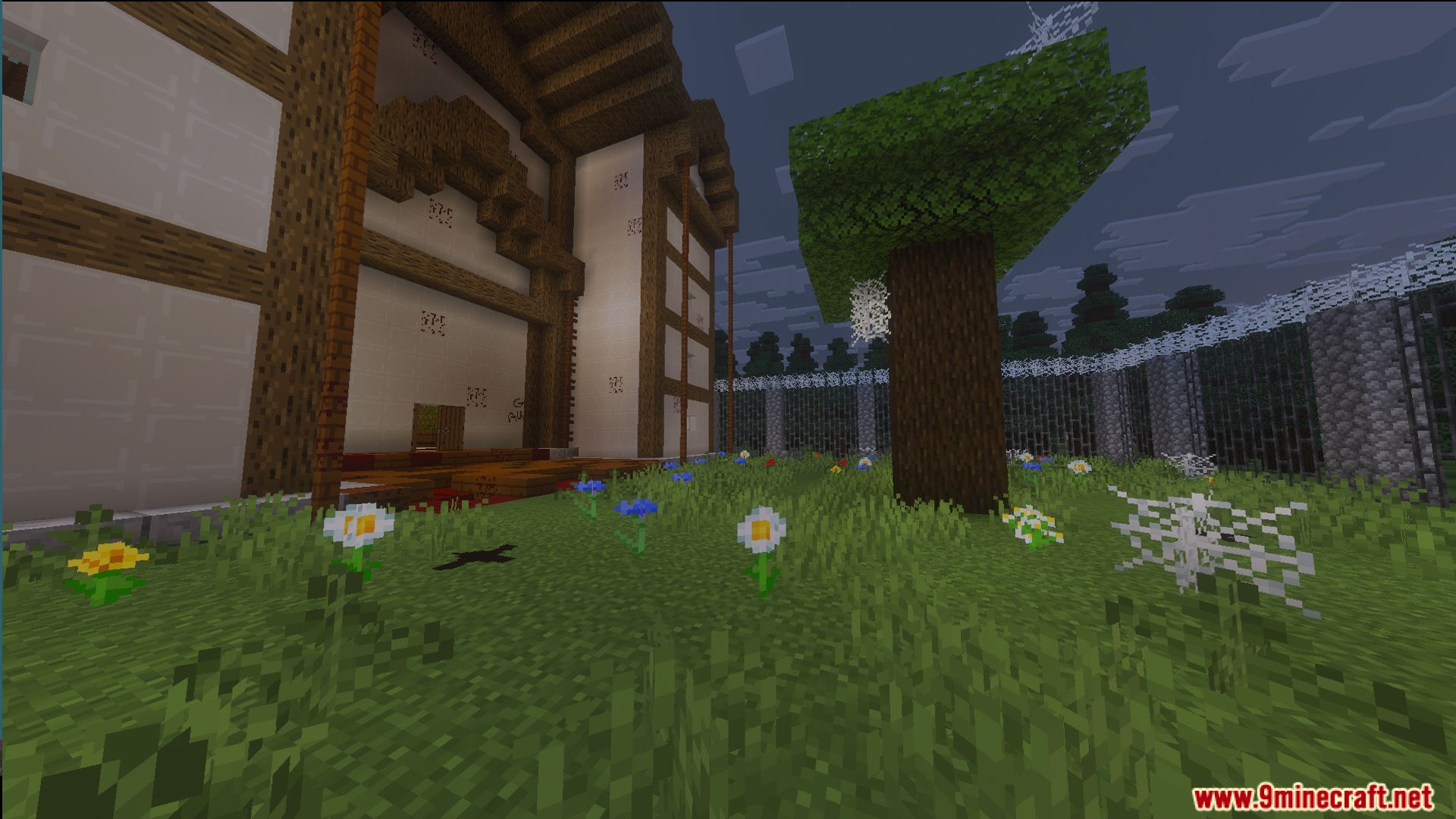 Exterior view of Mr Meat scary house in The Lost Horror Map