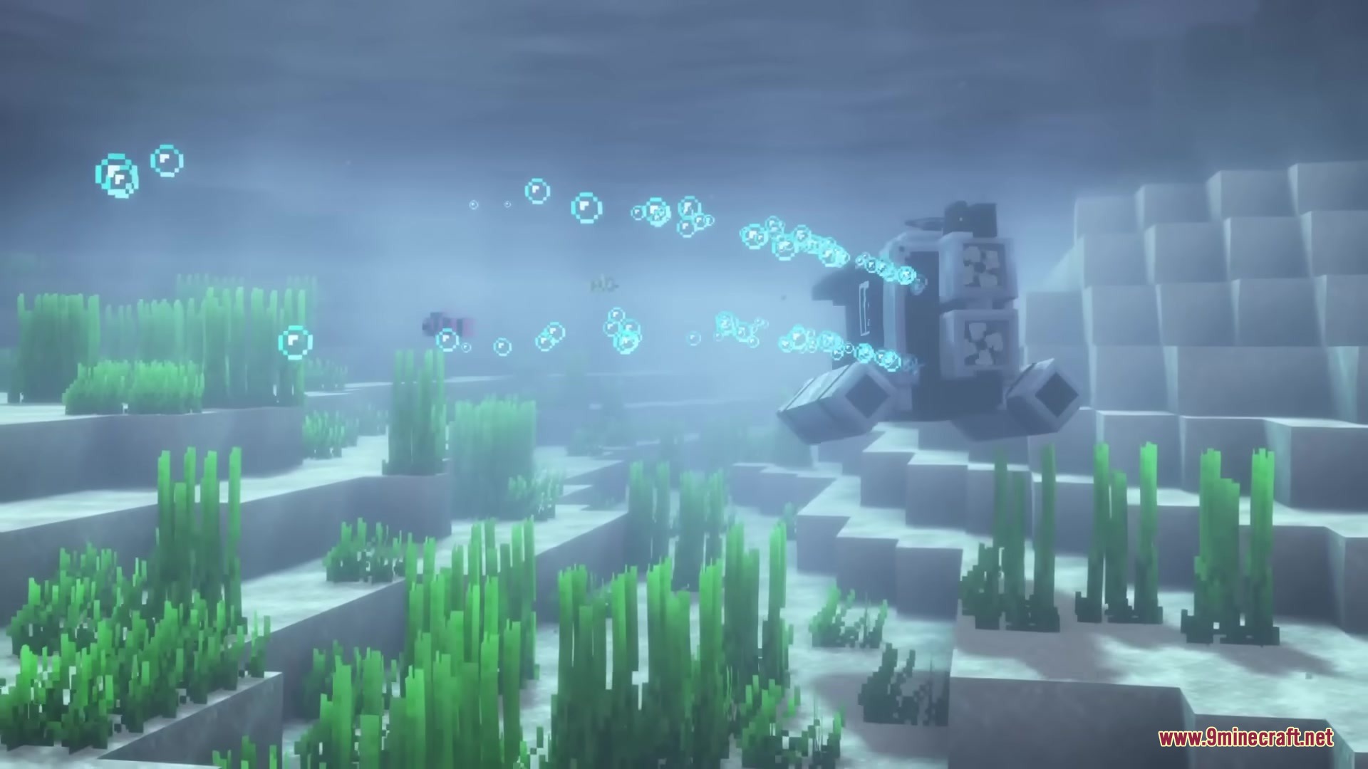 The Submarine Neo Forge Mod Screenshot 5 Submarine Neo Forge Mod enables deep ocean exploration in Minecraft