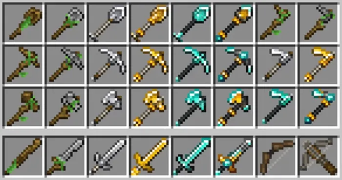Tools and Potions Reimagined Texture Pack (1.21, 1.20) – MCPE/Bedrock