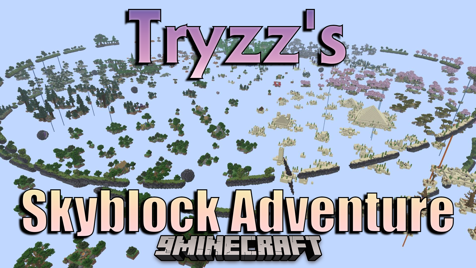 Tryzzs Skyblock Adventure Map (26.x, 1.21) – Raid Sky Islands For Hidden Loot