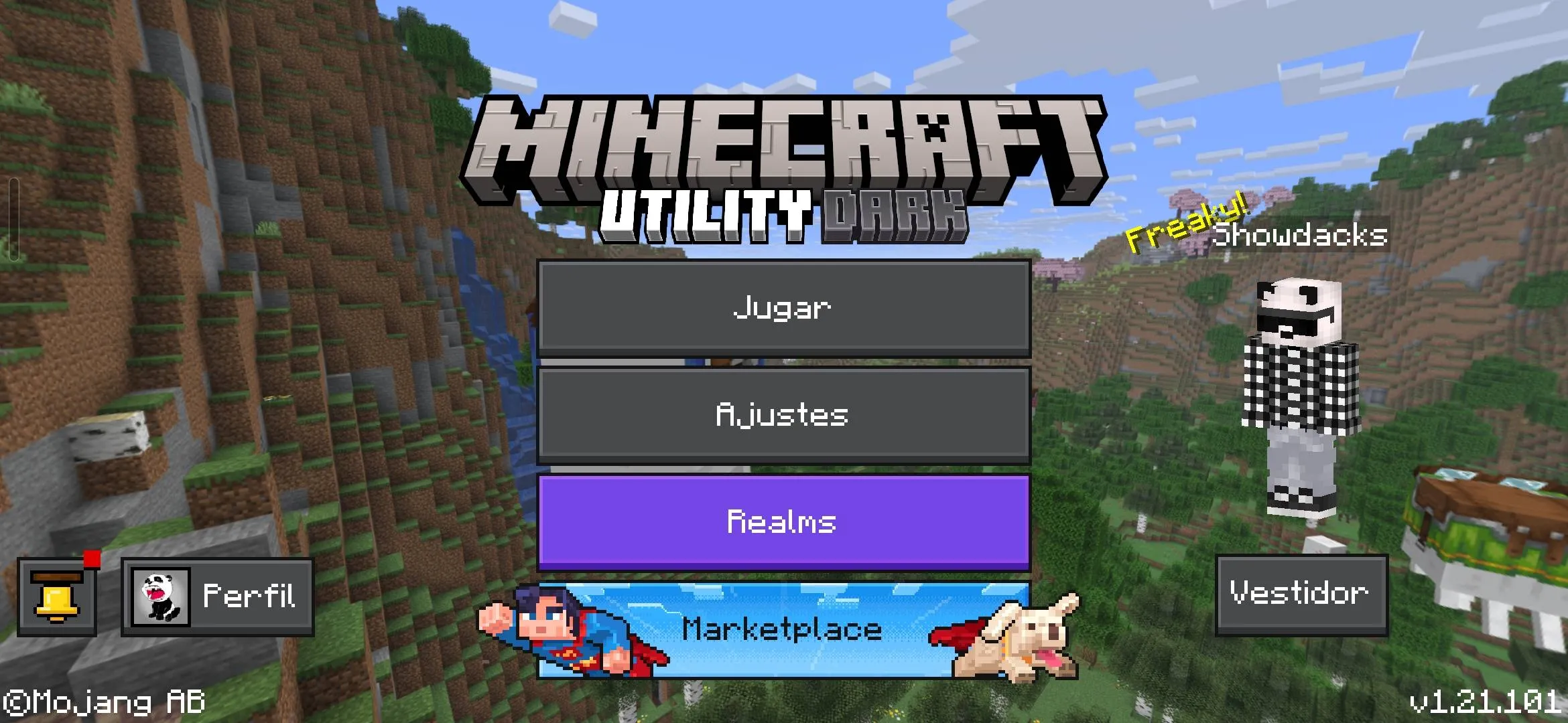 Utility Dark Texture Pack (1.21, 1.20) – MCPE/Bedrock