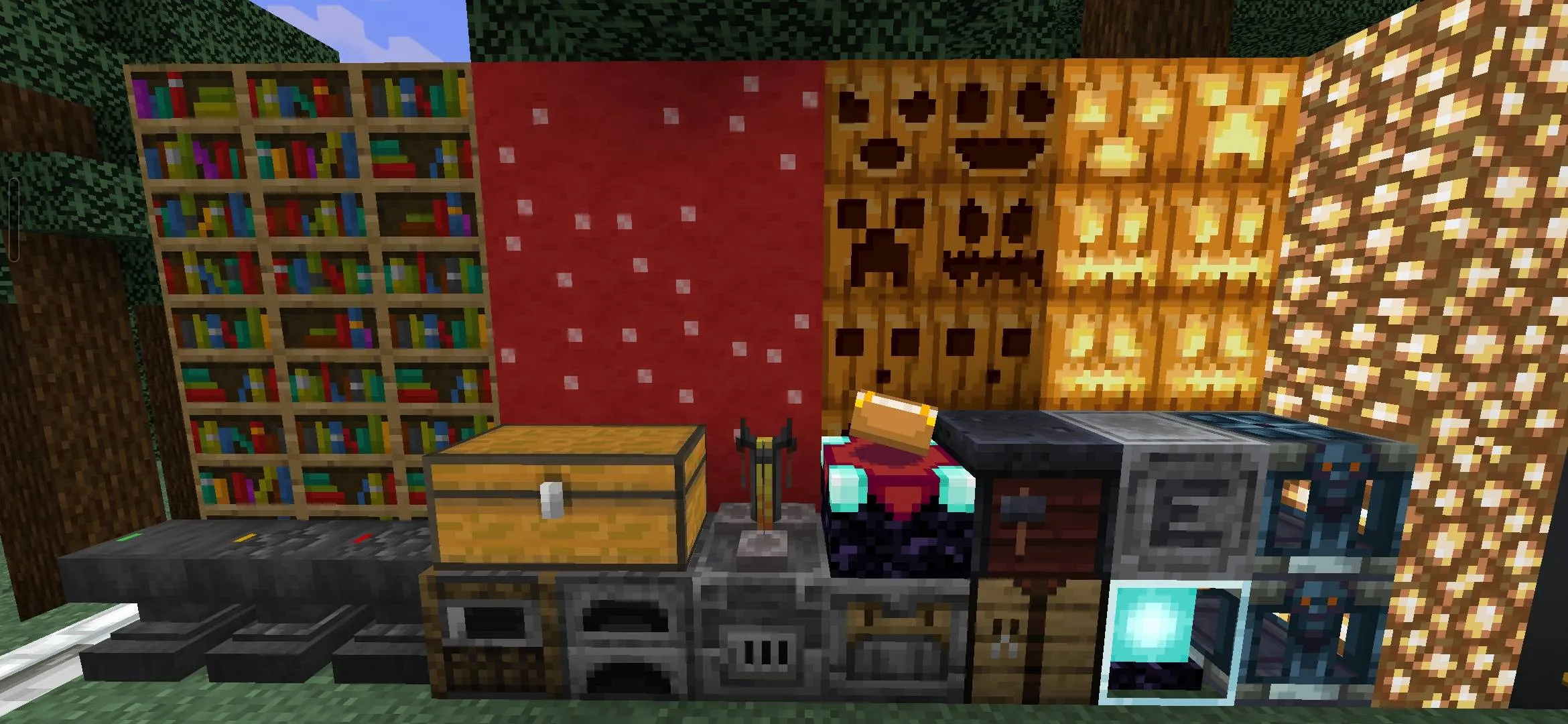 Utility Dark Texture Pack (1.21, 1.20) – MCPE/Bedrock