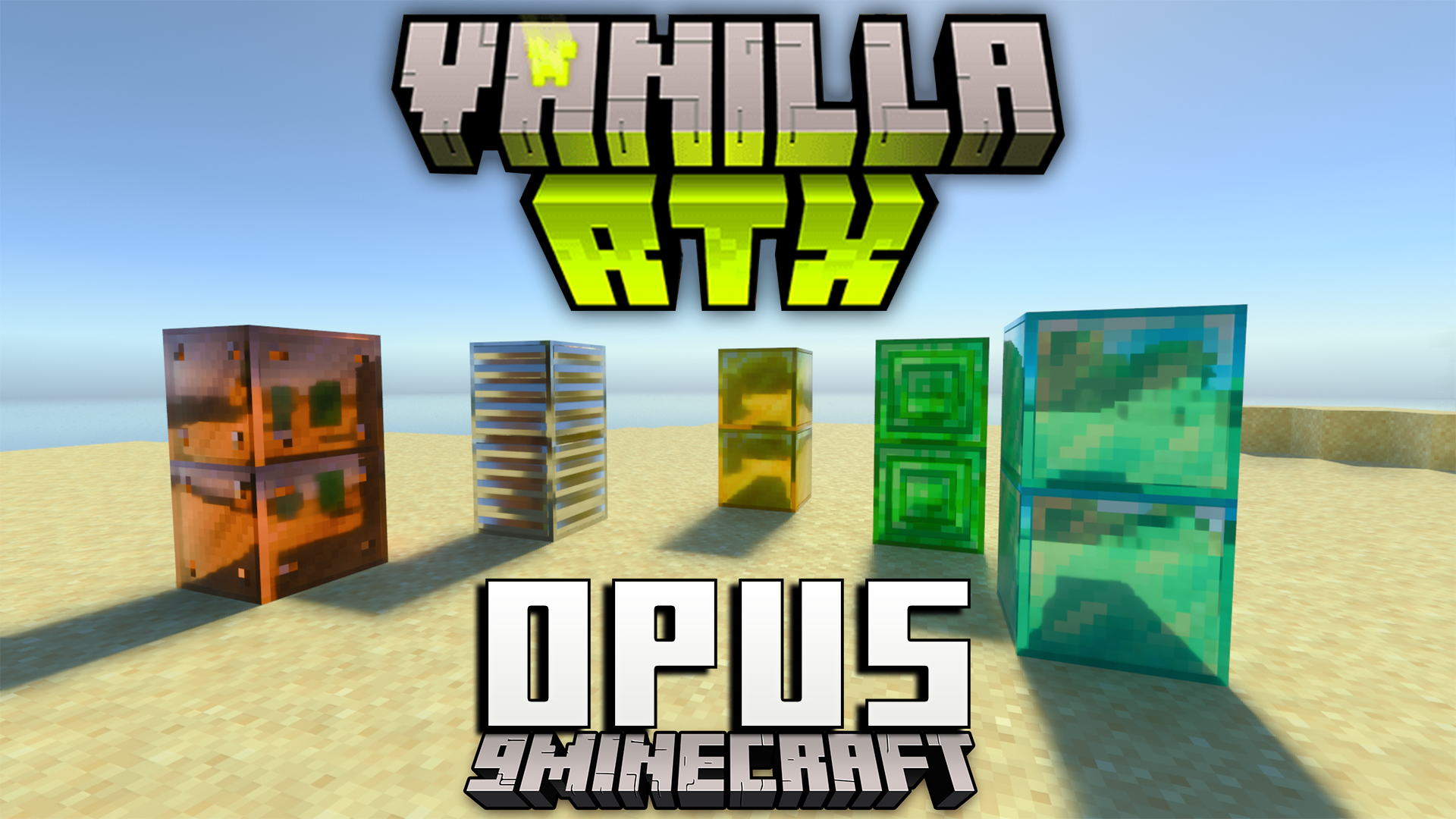 Vanilla RTX Opus Shader (26.x, 1.21) – Ray Traced Reflections With Bumpy Normal Maps