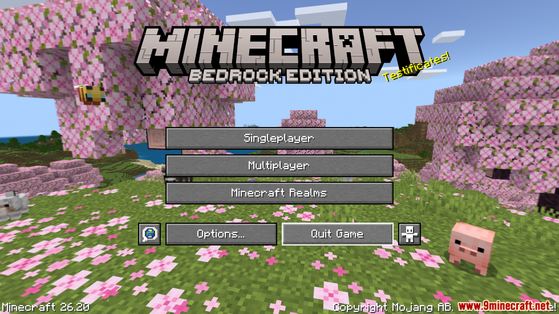 The main menu is changed to a classic computer style