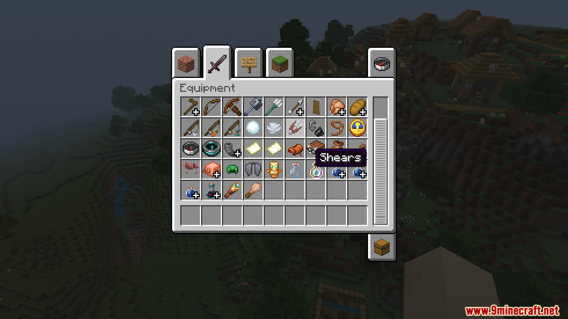 Base game menus are converted to a classic computer style