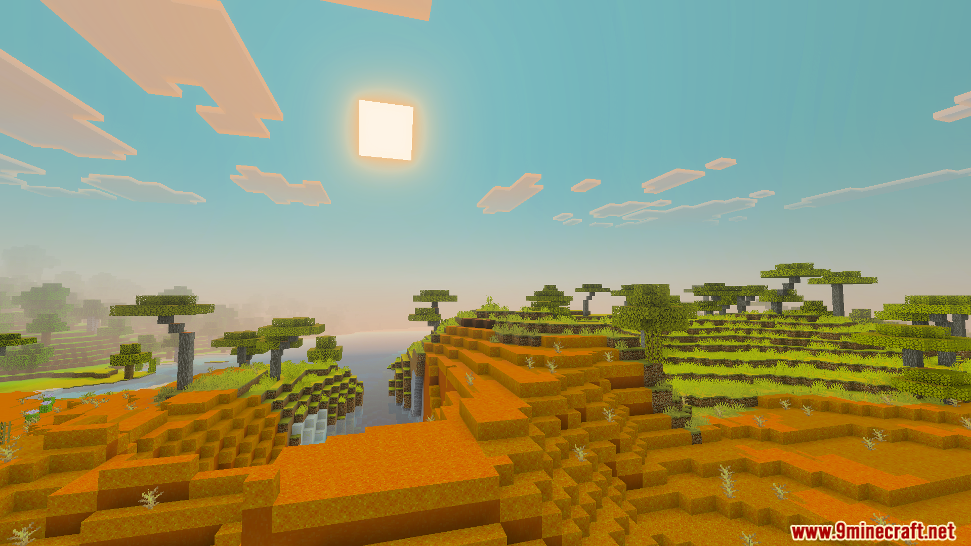 Vibrant Visual Shader Screenshot 5 Vibrant Visual Shader enhances the savanna world with bright and lively colors
