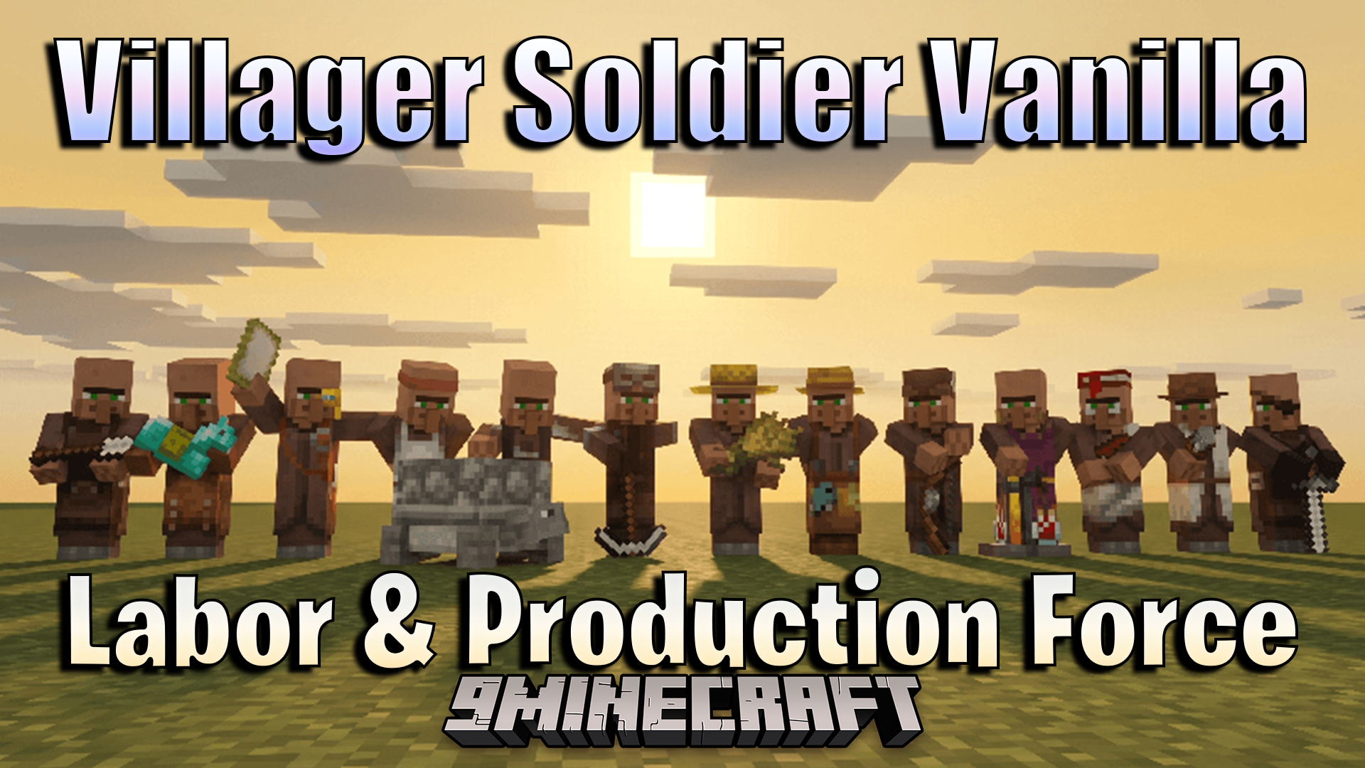 Villager Soldier Vanilla Addon (26.x, 1.21) – Recruit Armed Guards To Protect Your Town