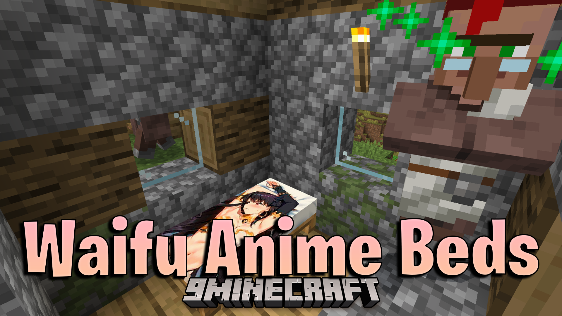 Waifu Anime Beds Texture Pack (26.x) – Custom Anime Character Bed Designs