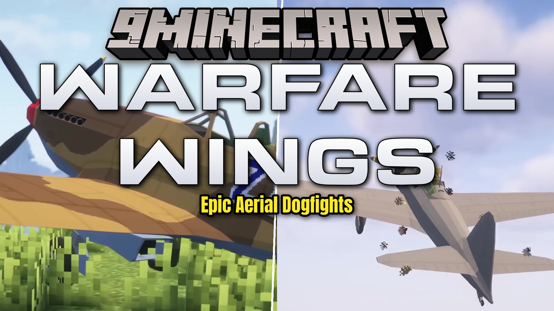Warfare Wings Mod (1.21.11, 1.20.1) – Rule the Skies in Classic WWII Fighter