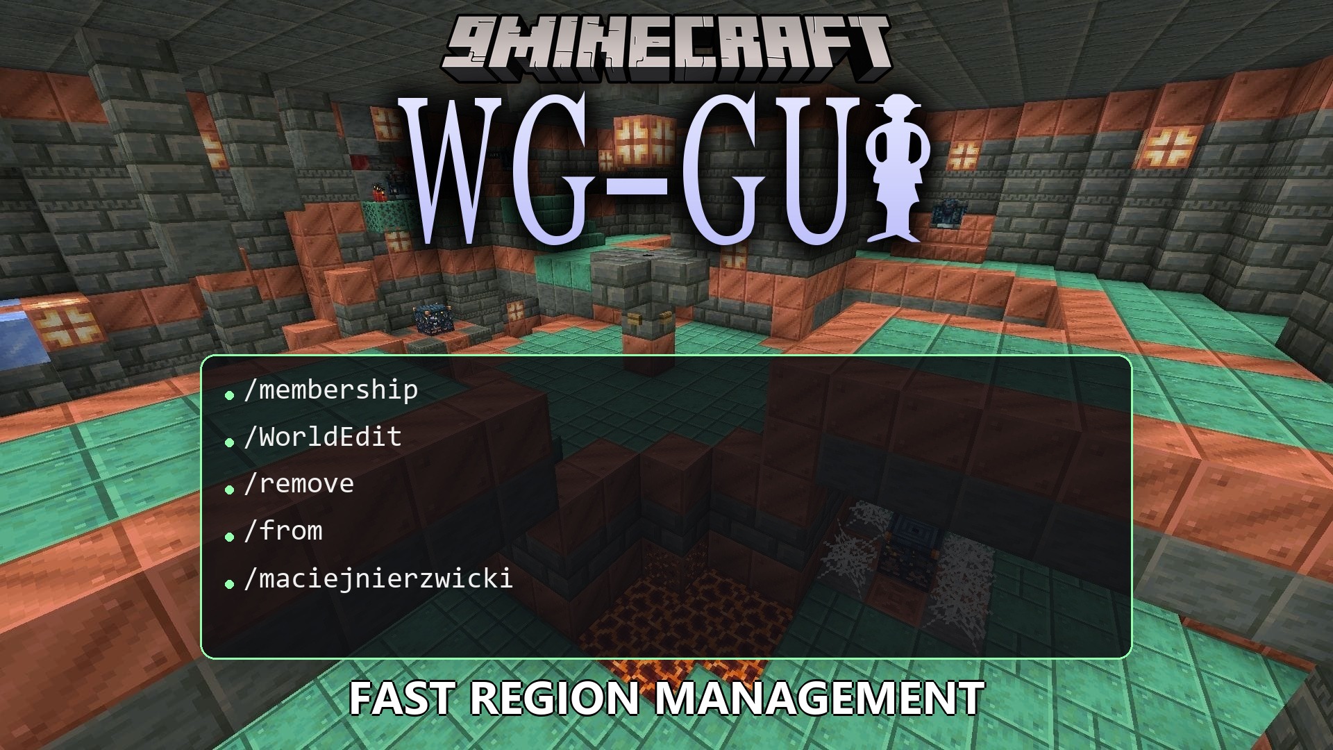 WG GUI Plugin (26.2, 1.21.1) – Stop Griefing with Simple Click Menus