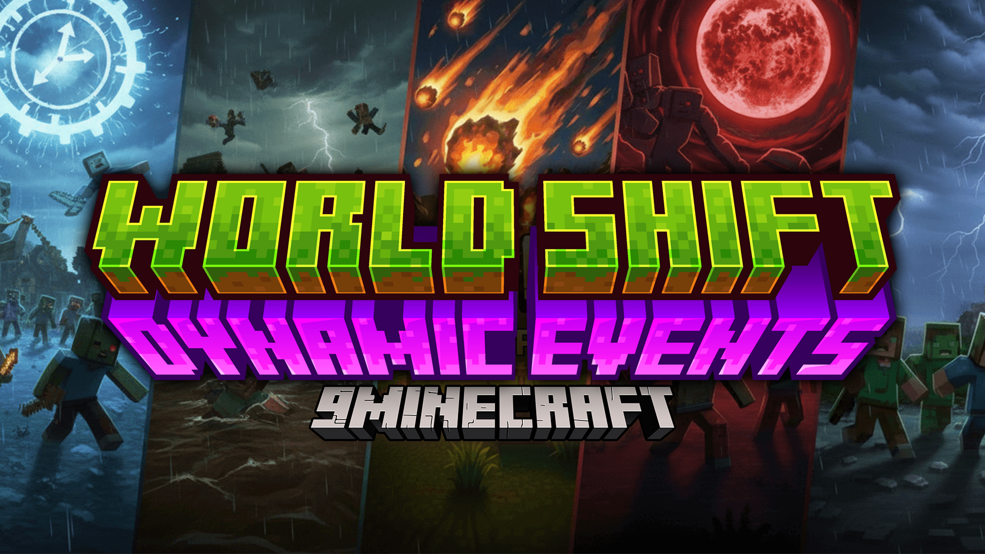 World Shift Dynamic Events Addon (26.x, 1.21) – Survive Deadly Weather And Meteor Showers