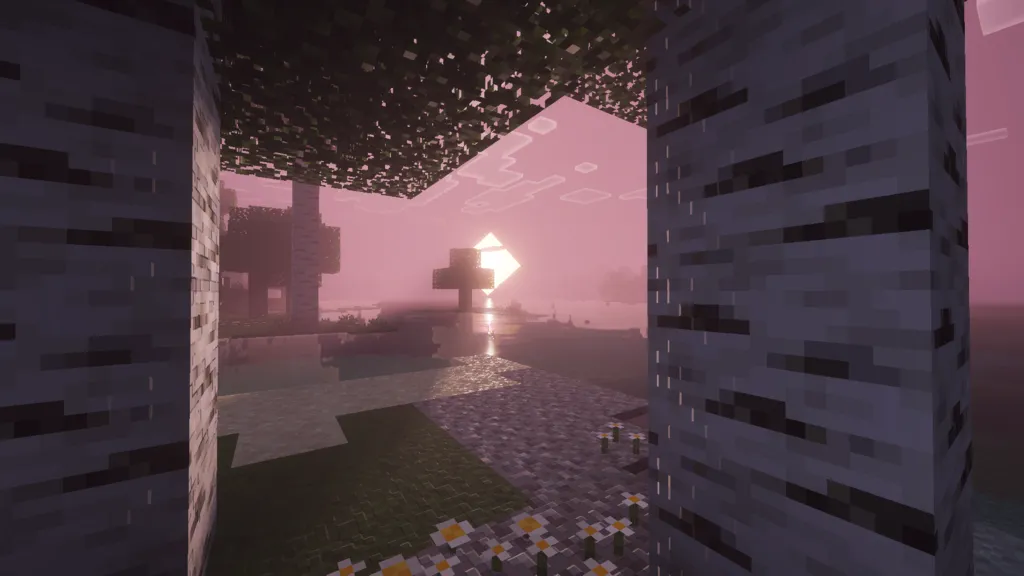 Xiao Sakura Shader (1.21) – MCPE/Bedrock