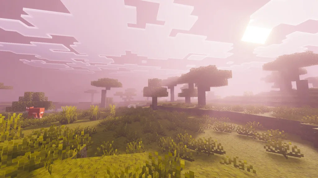 Xiao Sakura Shader (1.21) – MCPE/Bedrock