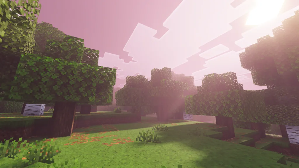Xiao Sakura Shader (1.21) – MCPE/Bedrock