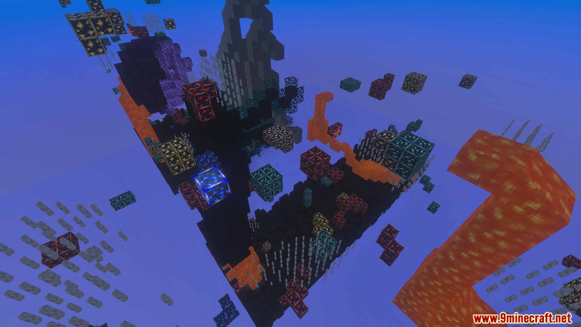 XRAY Night Vision Texture Pack Screenshot 3 XRAY Night Vision Texture Pack makes ores glow with extra lighting packs