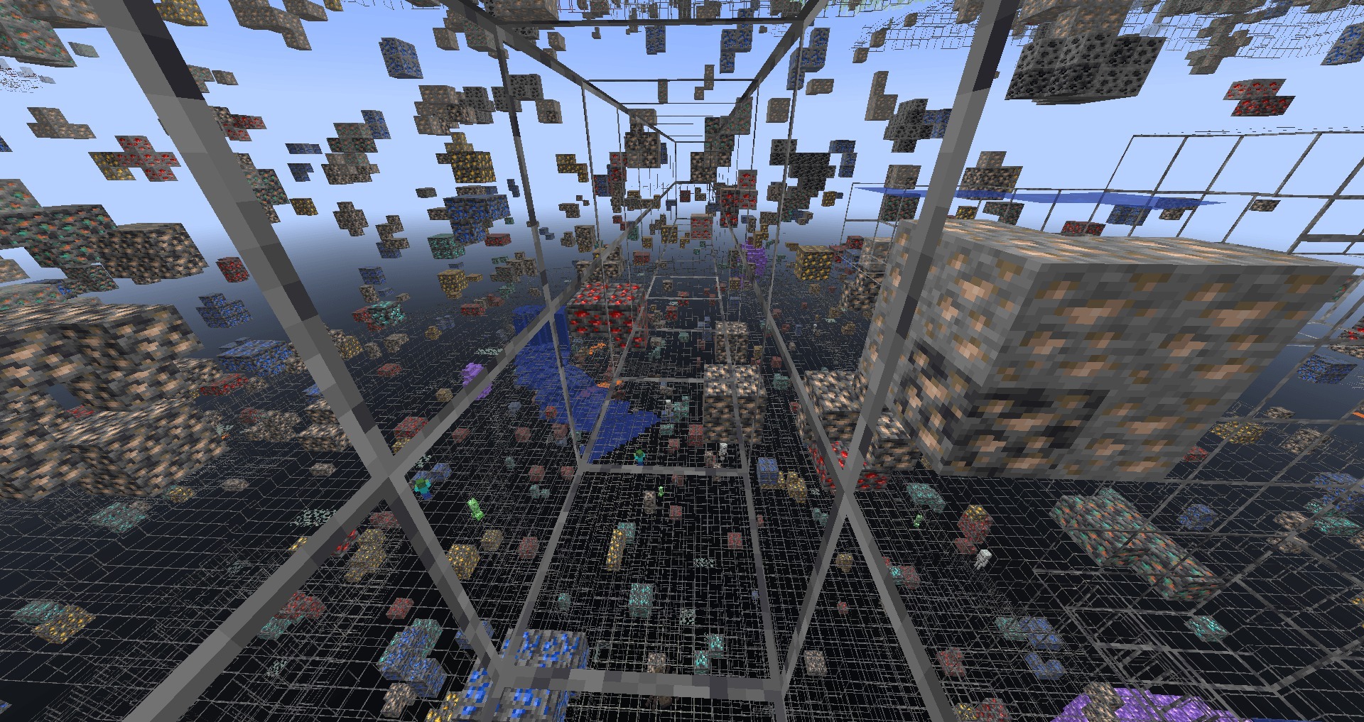 X Ray Pluss Shader making stone transparent to reveal hidden ores