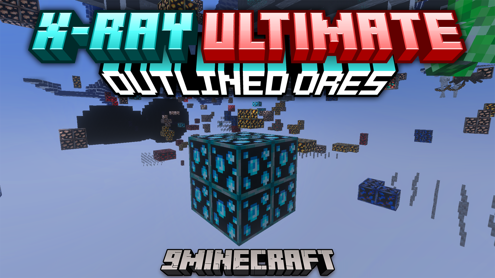 XRay Ultimate Outlined Ores Texture Pack (26.x, 1.21) – See Hidden Ores Through Solid Walls
