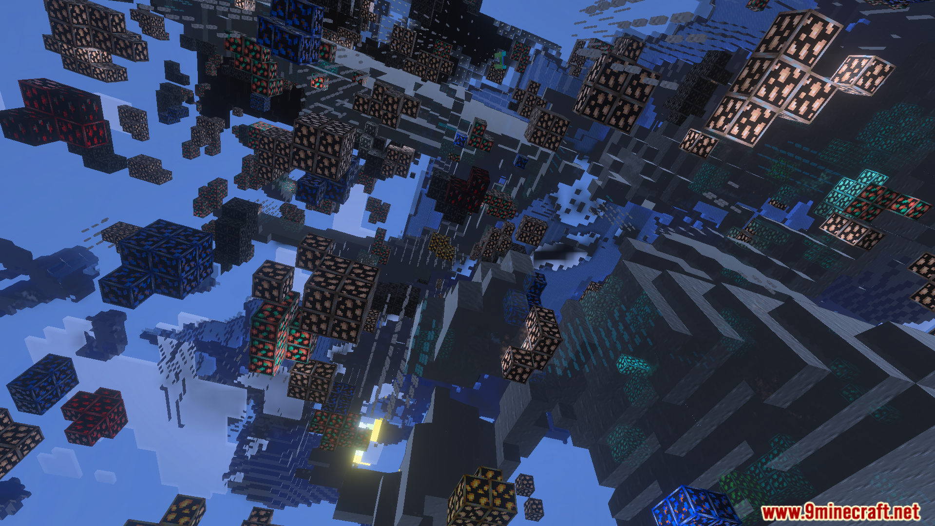 XRay Ultimate Outlined Ores Texture Pack reveals valuable blocks through solid stone walls